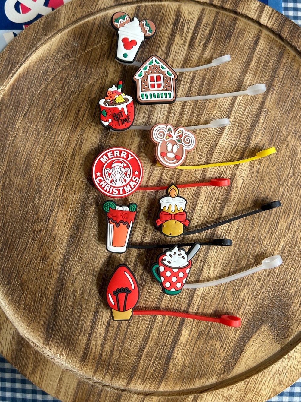 Straw Toppers Christmas 🎄